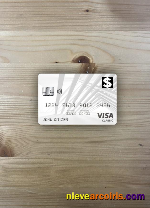 USA First Bank of Wiki visa classic card photolook